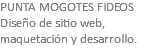 PUNTA MOGOTES FIDEOS Diseño de sitio web, maquetación y desarrollo.